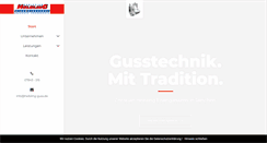Desktop Screenshot of helbling-guss.de