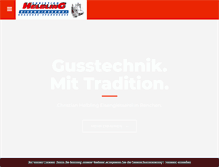 Tablet Screenshot of helbling-guss.de